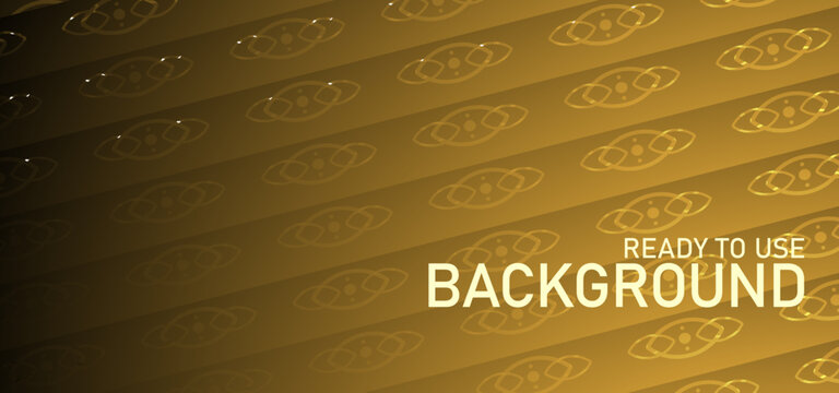 Luxury golden ornamental pattern background with vertical stripes, ready to use for elegant events