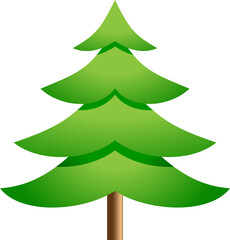 green christmas tree