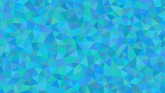 A cool and refreshing mosaic of blue triangles forms a captivating geometric pattern, ideal for adding a touch of serenity to any project