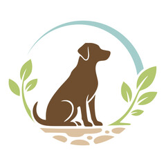 vector illustration of a dog