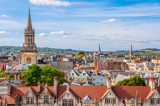 Oxford rooftops. England