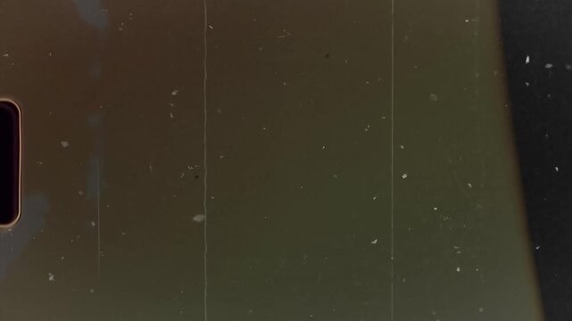 Frame Effect Overlay of old film with scratches, dust and grain