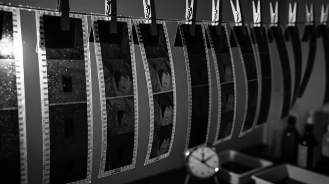 Developing Memories A Glimpse into the Darkroom Process of Film Photography.