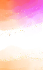 Abstract gradient transparent background with soft pink and orange hues