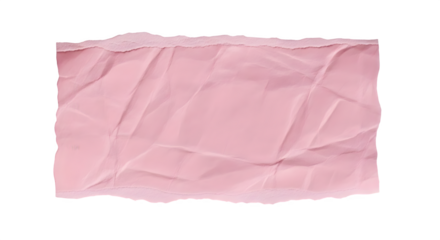 Pink paper shows torn edges with a crumpled texture, ideal for digital backgrounds, social media templates, and artistic presentation design.
