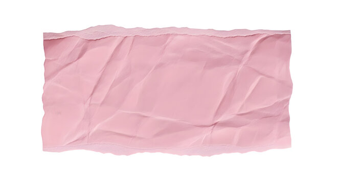 Pink paper shows torn edges with a crumpled texture, ideal for digital backgrounds, social media templates, and artistic presentation design. - Powered by Adobe