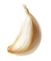 garlic clove isolated on white background