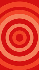 Concentric circles pattern in shades of red color
