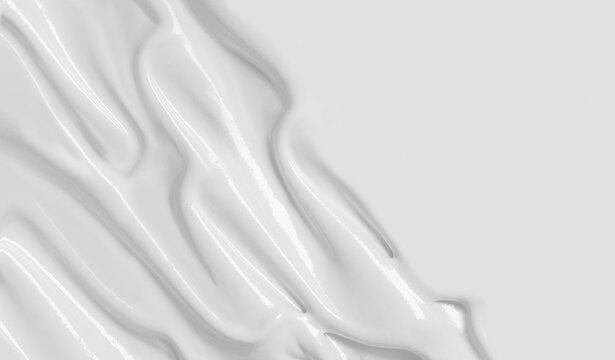 White surface texture paint cream with artistic background