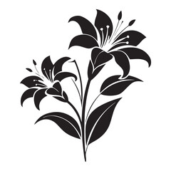 Beautiful Lotus Style Floral Graphic for Logo Design