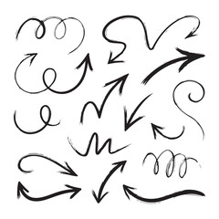 Arrow vector line