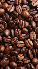 Fototapeta premium Close-up of roasted coffee beans (2)