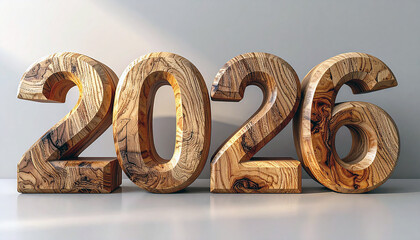 2026 Crafted Wood Numbers