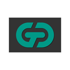 Web line modern color full letter logo design