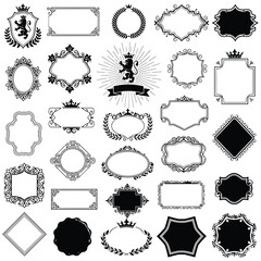 set of vintage frames