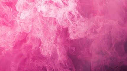 Fototapeta premium Pink white smoke, fog, steam, cloud, sky background. Realistic smoky mist, toxic vapor, gas exploding, water evaporation. Magic smoke or fog backdrop for Halloween