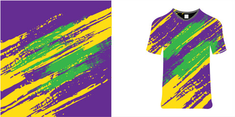 sublimation jersey design grunge brush red black halftone sporty modern racing abstract horror flashy lines esport.eps10