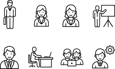 business people icons