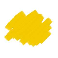 Yellow highlighter stroke for emphasizing text, perfect for design and attention-grabbing