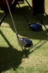 Close-up of a Golf Driver Club Head