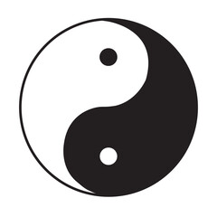 Yin and yang symbol representing balance and harmony