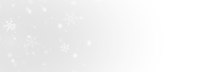 Frozen winter snowfall with glowing white snowflakes overlay
