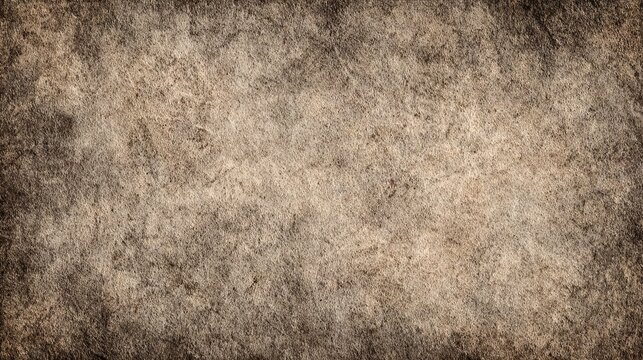 Vintage paper texture in warm sepia and charcoal tones with aged grunge surface old manuscript background for antique design scrapbooking invitations and retro graphic projects