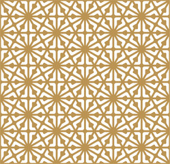 Seamless abstract geometric pattern in Arabic style