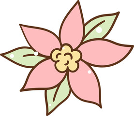 Poinsettia flower Woodland christmas Classroom decor