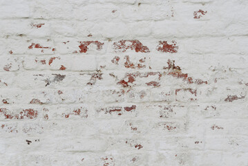 red and white brick wall, texture, pattern, background