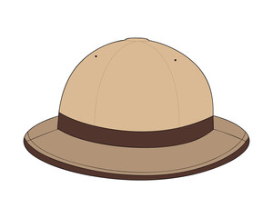 black hat isolated on white background vintage fashion accessory