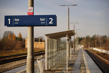 kolej,tablica informacyjna 