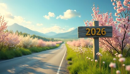 Road to 2026 A Journey of Hope and New Beginnings in a Scenic Landscape