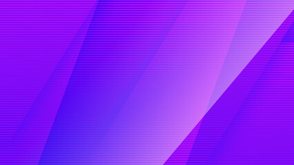 Abstract creative geometric shape on purple and blue gradient background illustration.