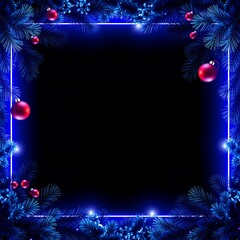 Navy blue christmas frame design christmas background holiday background winter christmas design decoration merry celebration