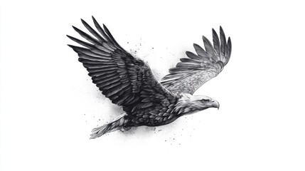 Obraz premium Majestic Eagle in Flight