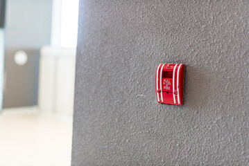 Fire Alarm System on Gray Wall Surface