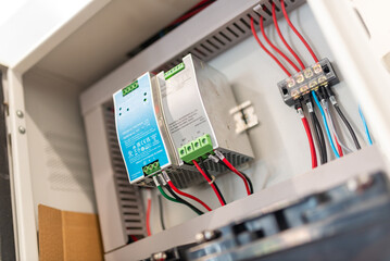 Electrical Components in Control Cabinet