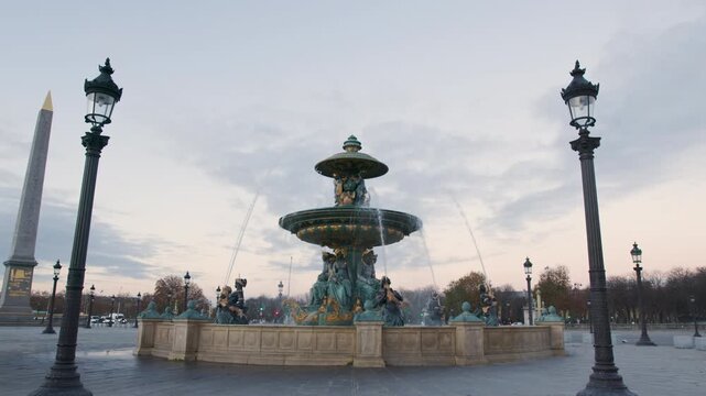 La Fontaine des Fleuves in Paris