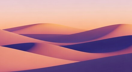 Abstract Gradient Layers with Smooth Textures, Minimalist Digital Art for Backgrounds and Gentle Color Palettes.