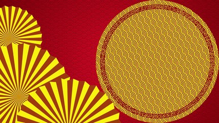 Festive Celebration Background with Geometric and Cultural Motifs