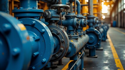 industrial machine in factory