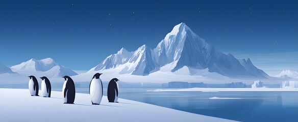 Spotlighting the icy world where penguins flourish on their special day.