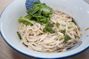 Delicious noodles with rich sesame sauce.