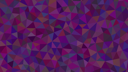 A dark and mysterious mosaic of geometric shapes in shades of purple, creating a captivating and visually intriguing abstract pattern