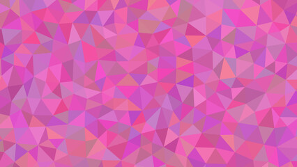 An abstract geometric background with a mosaic of pink triangles, creating a soft and textured pattern, perfect for feminine and modern designs