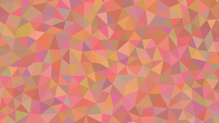 A captivating mosaic of pink and orange triangles creates a dynamic and visually engaging abstract background, perfect for adding vibrancy