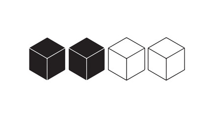 Box icon set. box vector icon, package, parcel