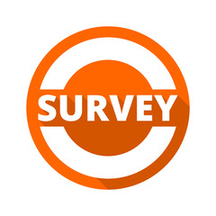 Survey color icon isolated on transparent background
