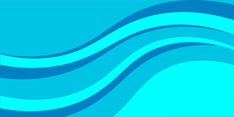 Vector blue line background curve element blue space for text and message design, overlapping layers, vector